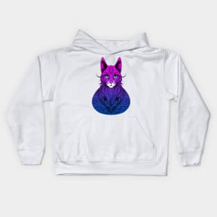 Cats Mandala Cyberpunk T-Shirt Kids Hoodie